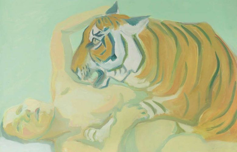 Maria Lassnig Mit einem Tiger schlafen Detail 778x500