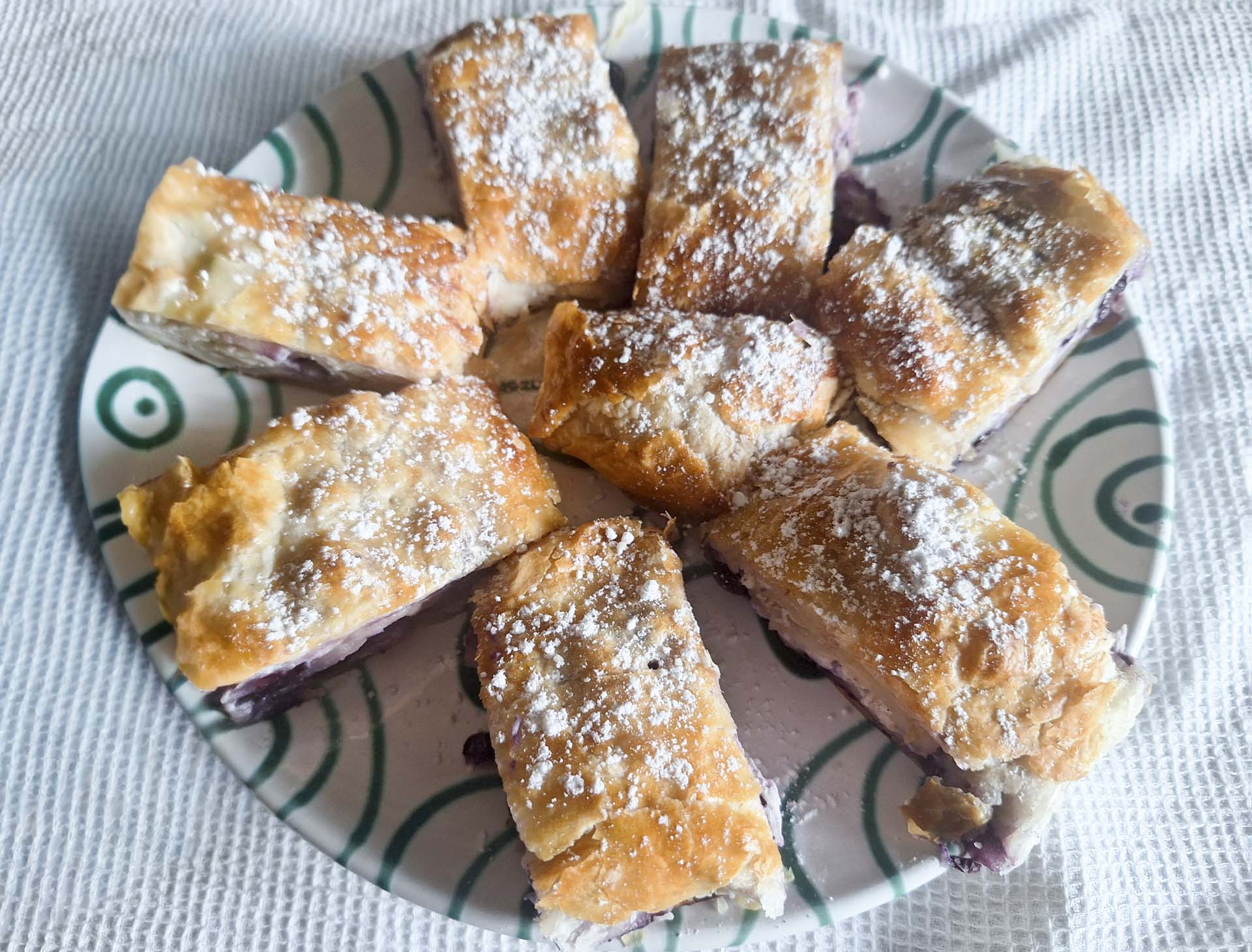 Birnen Heidelbeer Strudel 1.8.26